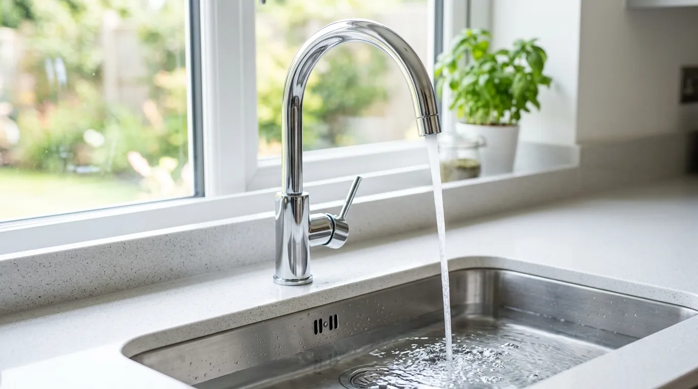 Local Plumbing Master Pros same day plumber fixing a faucet in North Robinson, OH